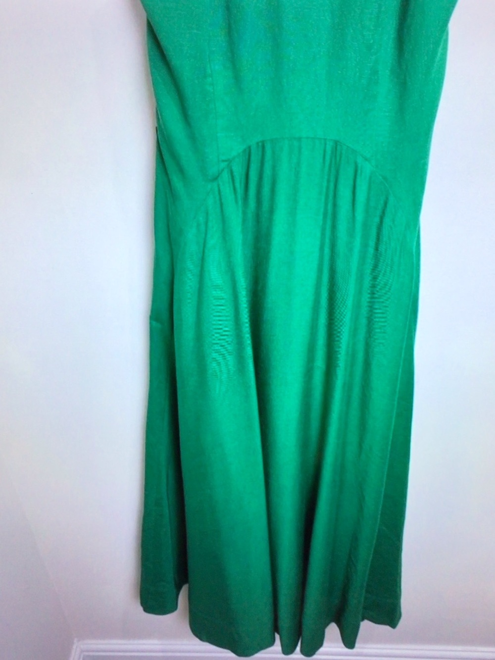 Mint Velvet Green Halter Tie-Back Midi Dress - Picture 3 of 9